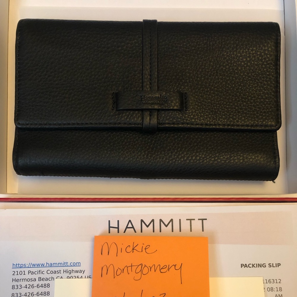 EUC Hammitt Benjamin wallet black